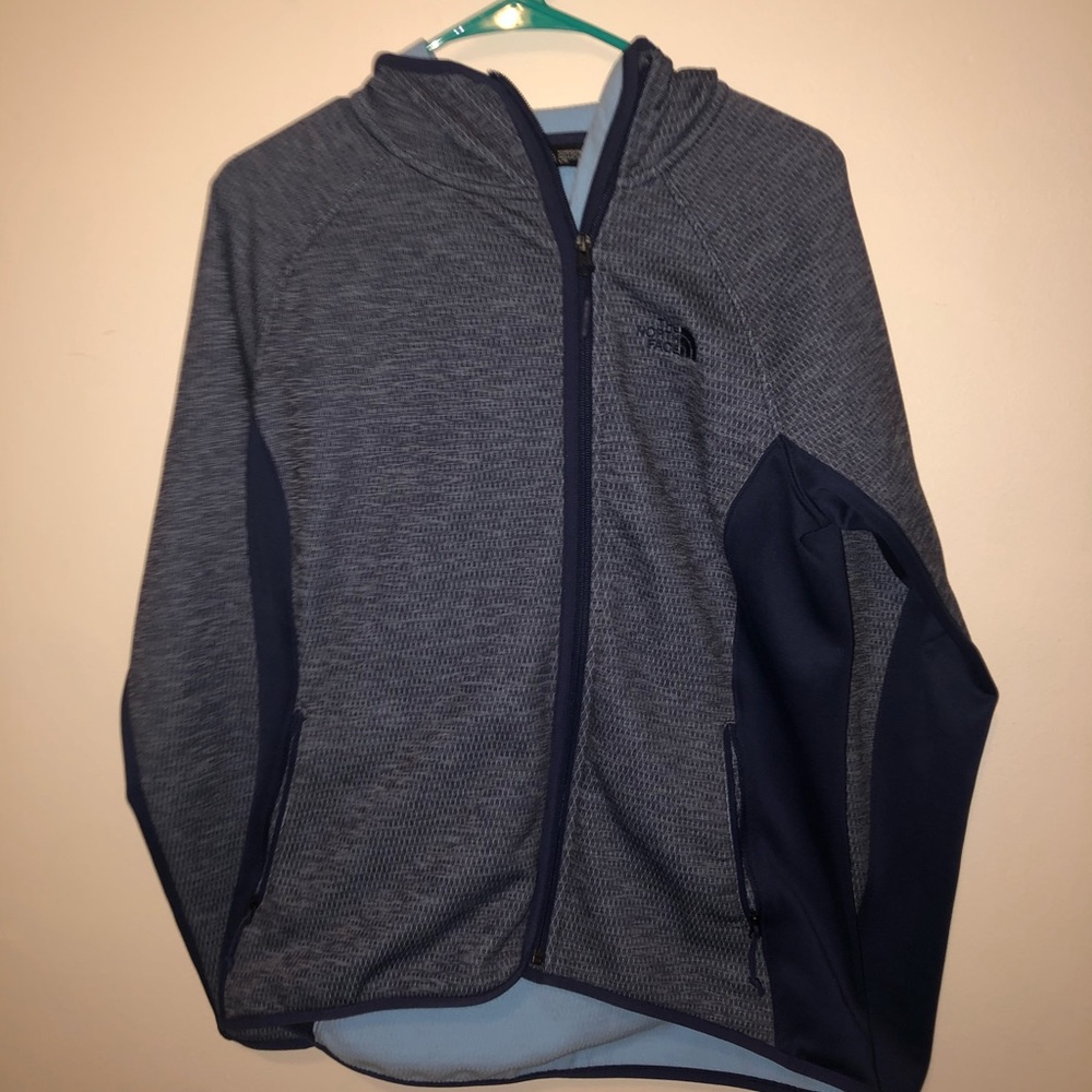 NorthFace off center full-zip fleece